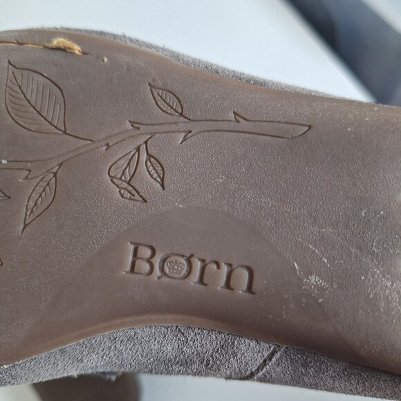 Born gray suede tassle womens flats size 8.5 - Picture 5 of 7